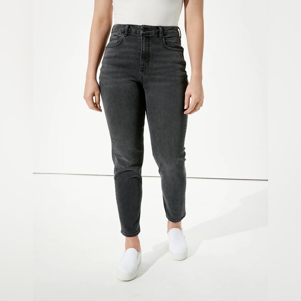 American Eagle Outfitters High Rise Black Wash Jeans